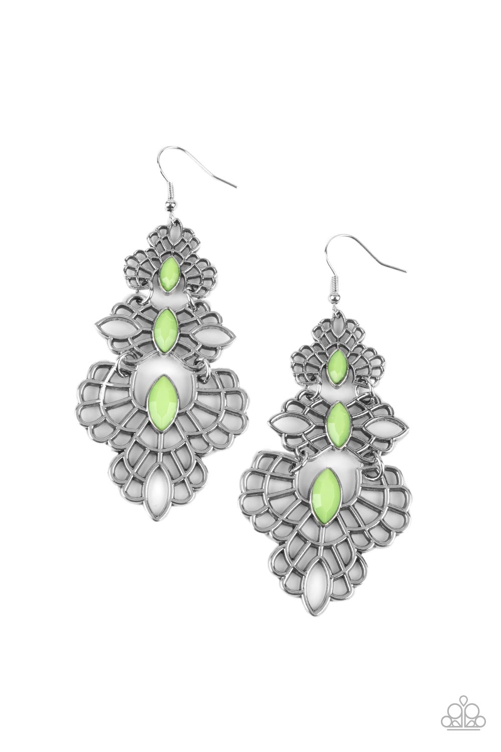 Flamboyant Frills - Green Paparazzi Accessories