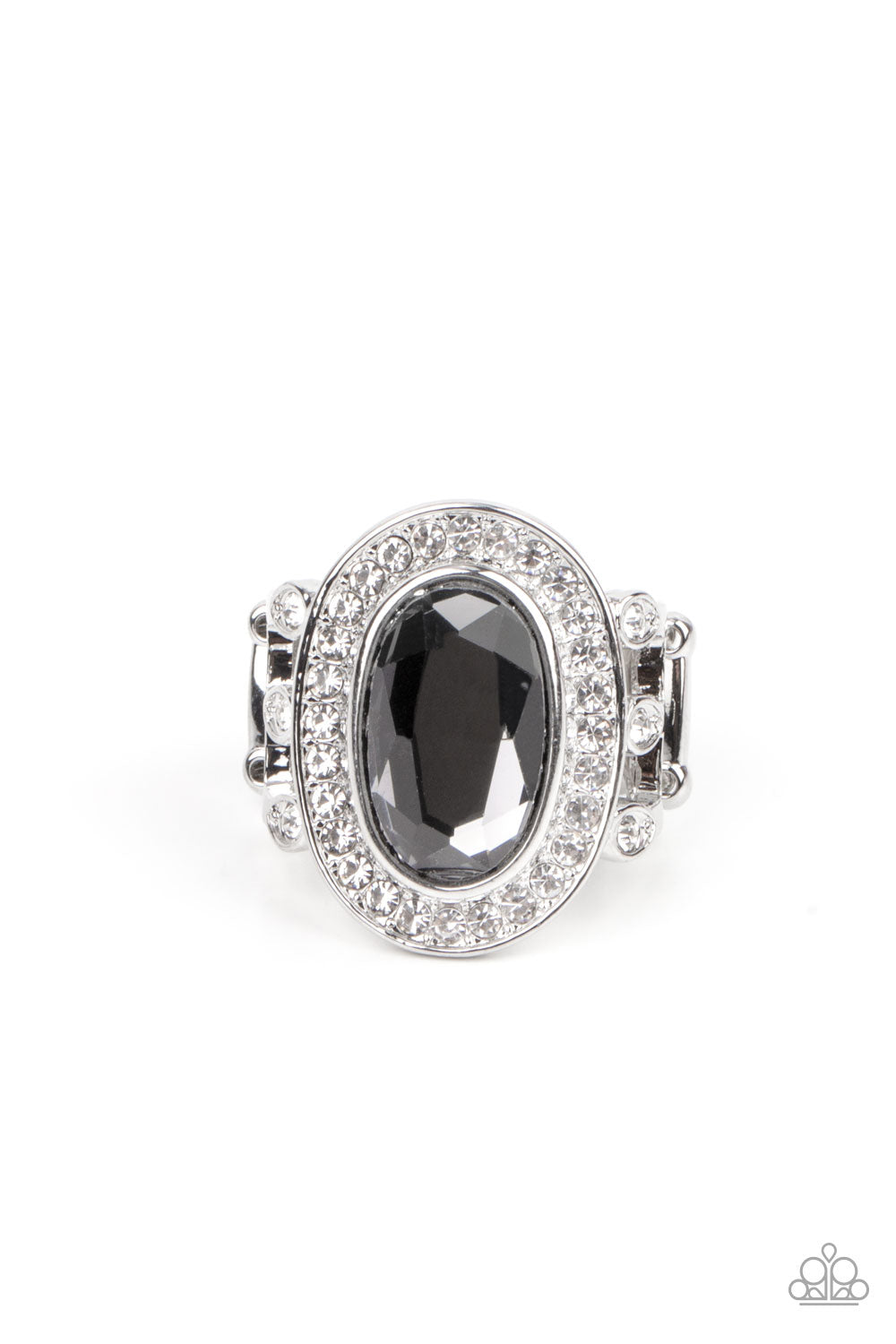 Always OVAL-achieving - Silver Paparazzi Accessories