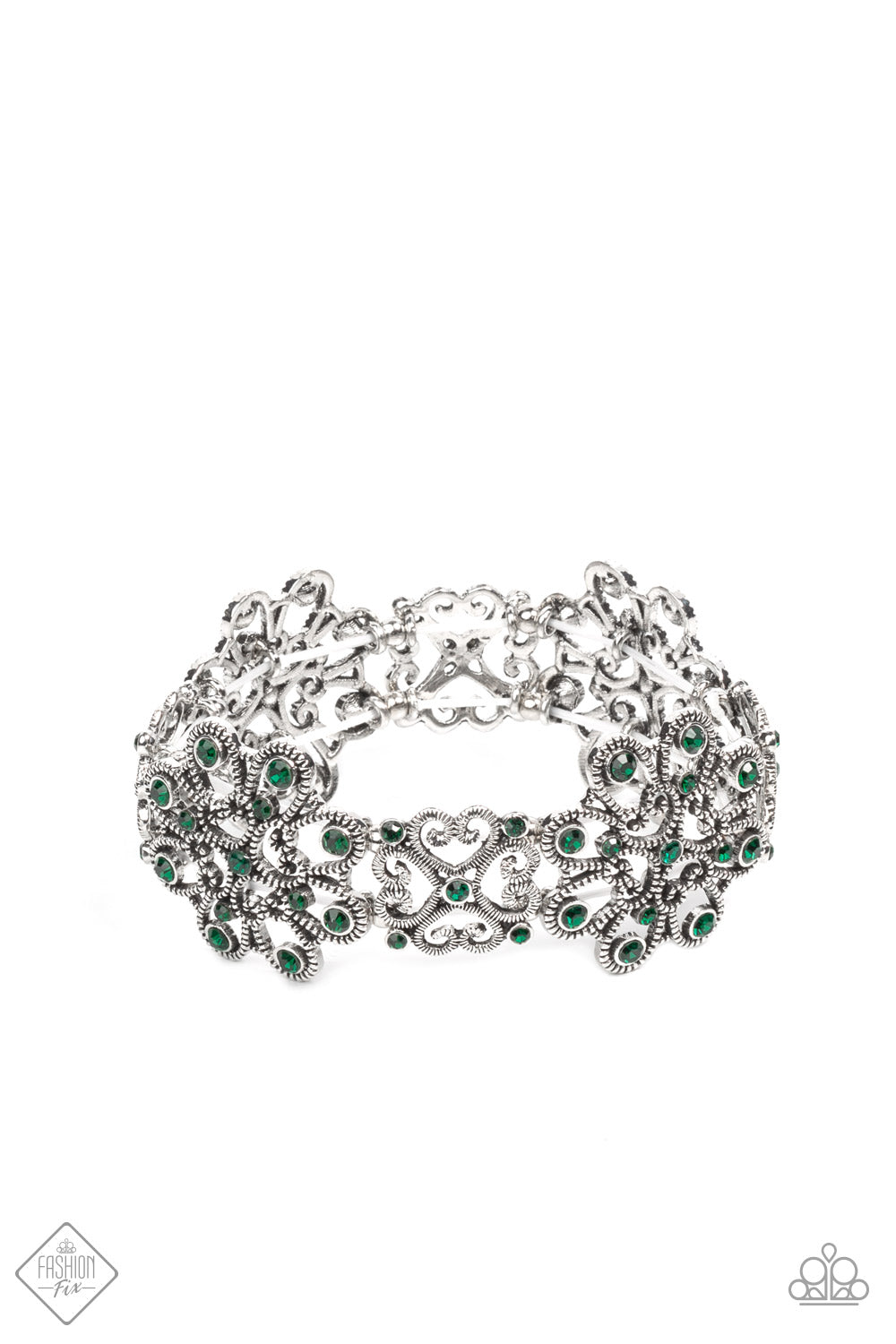 Regal Recognition - Green Paparazzi Accessories