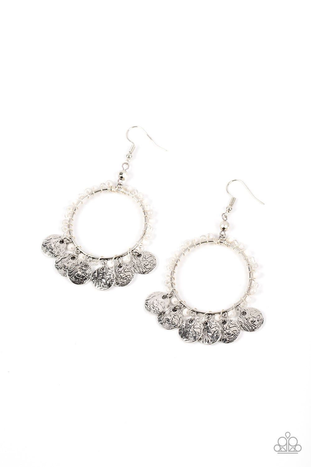 Bohemian Beach Blast - White Paparazzi Accessories