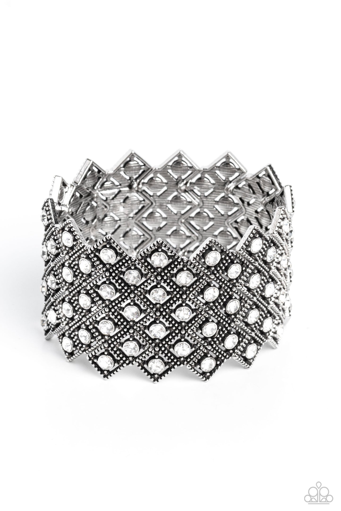 DECO in the Rough - White Paparazzi Accessories