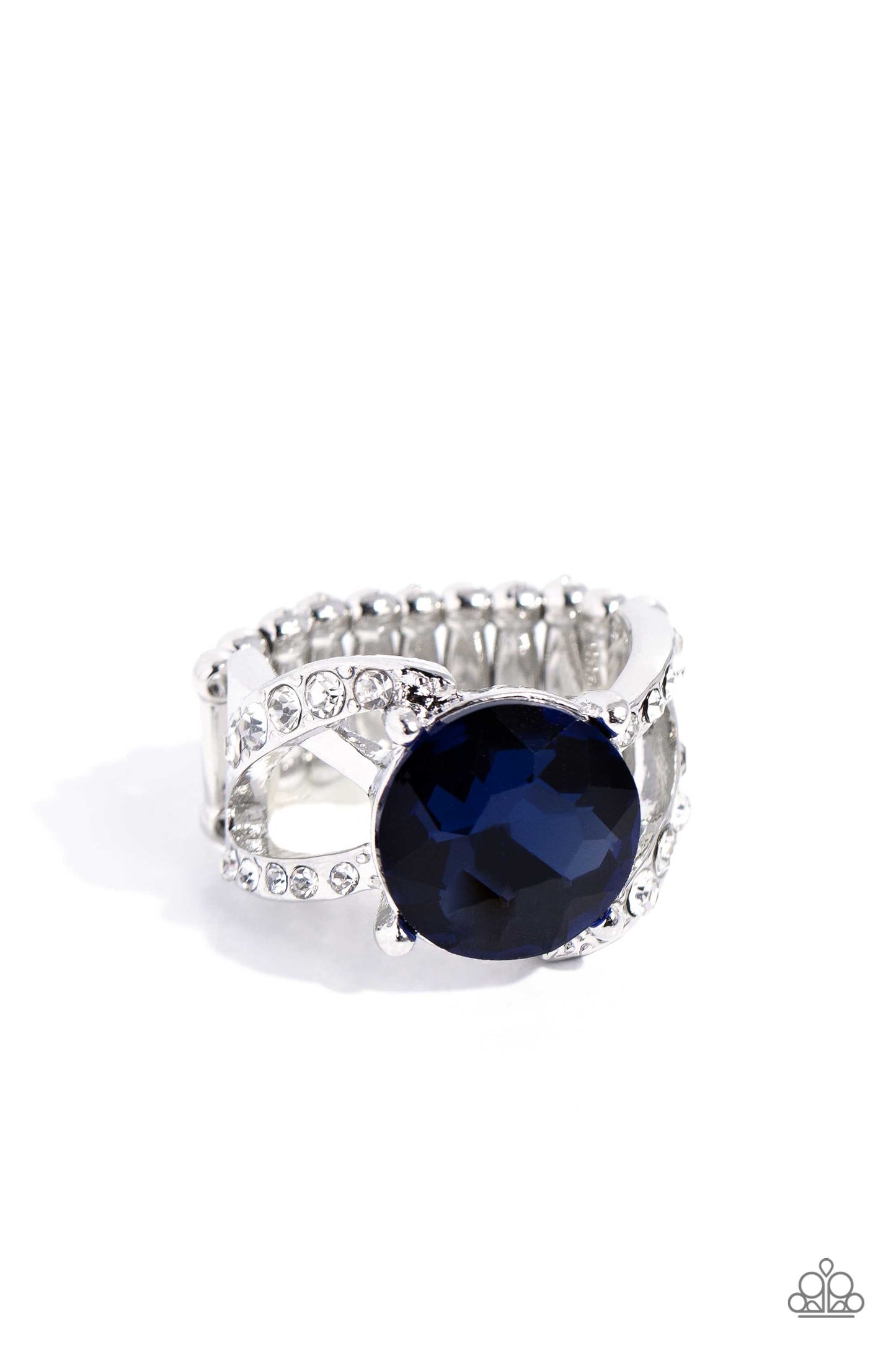 Scintillating Swirl - Blue Paparazzi Accessories