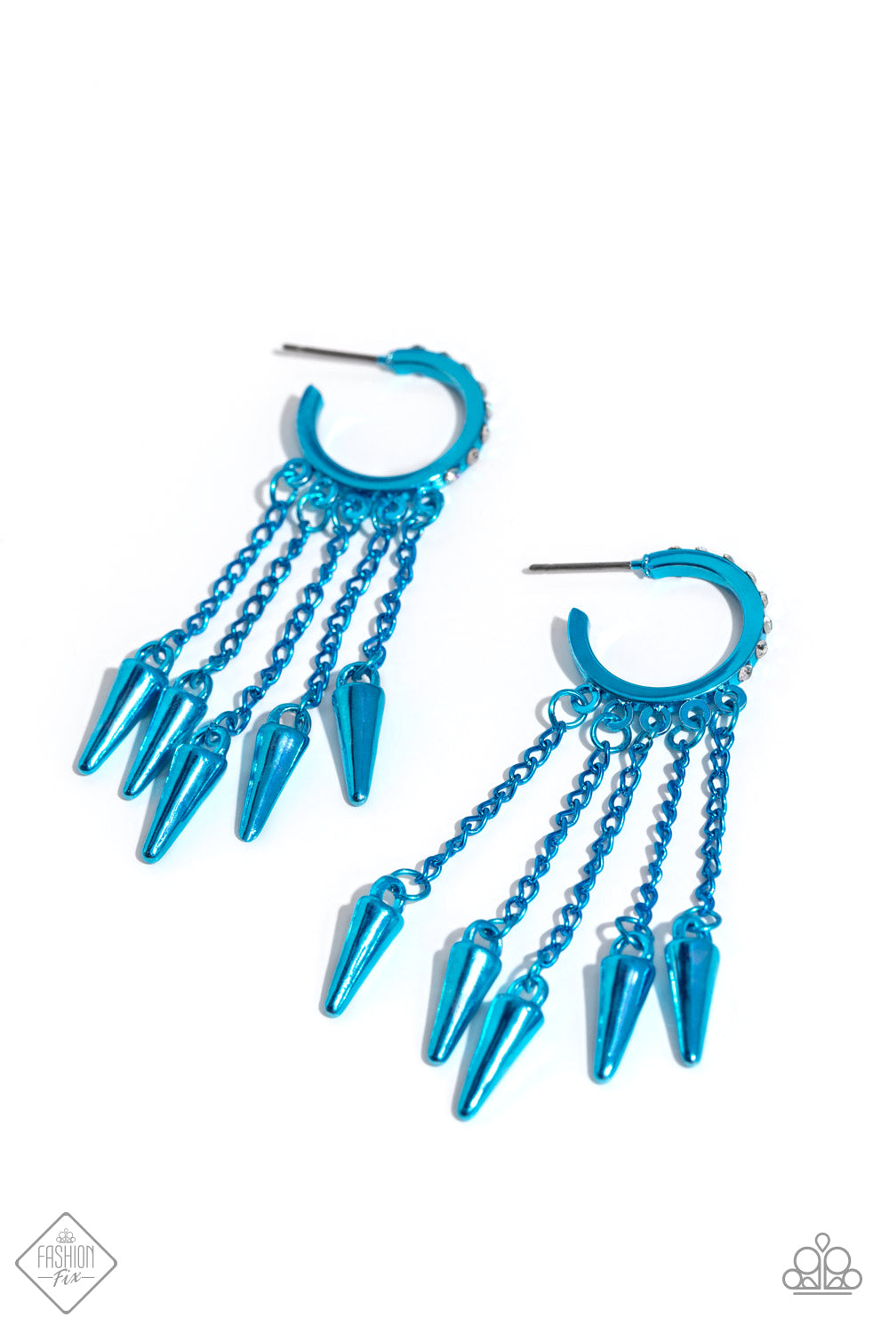 Piquant Punk - Blue Paparazzi Accessories