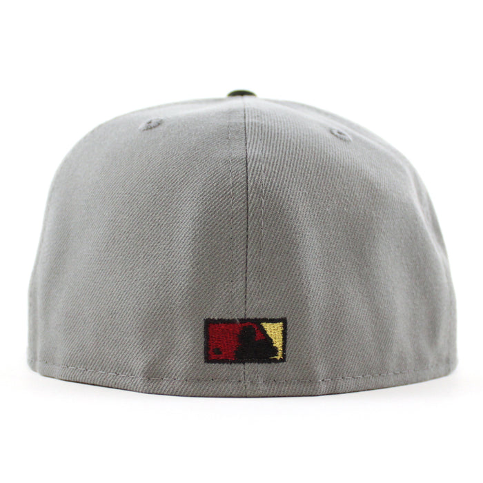 Anaheim Angels 40th Season New Era 59Fifty Fitted Hat (Glow in the Dark Misty SeaWeed Red Under Brim)