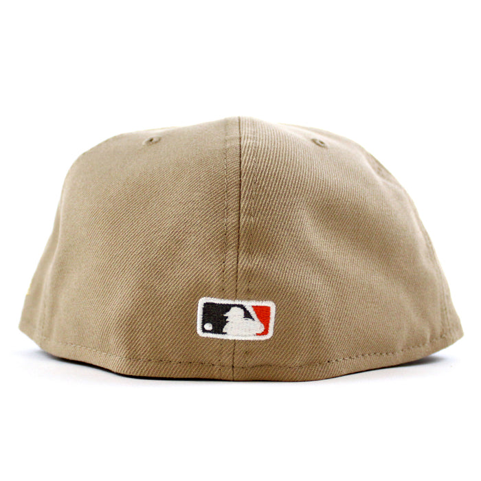 Arizona Diamondbacks 1998 Inaugural season New Era 59Fifty Fitted Hat (Camel Orchid Green Under Brim)