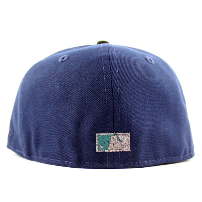 Arizona Diamondbacks 20th Anniversary New Era 59Fifty Fitted Hat (OceanSide Blue Black Camo SeaWeed Green Under Brim)