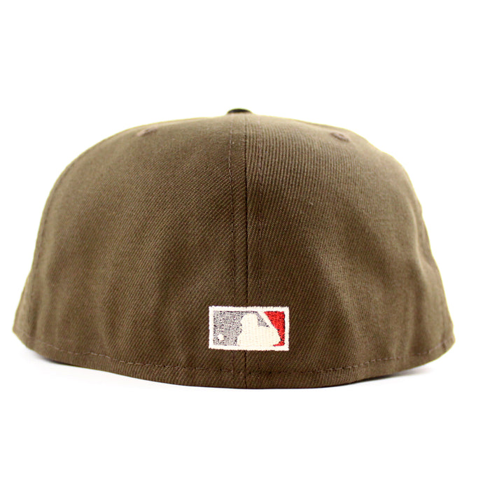 Atlanta Braves 150th Anniversary New Era 59Fifty Fitted Hat (Walnut Black Gray Under Brim)