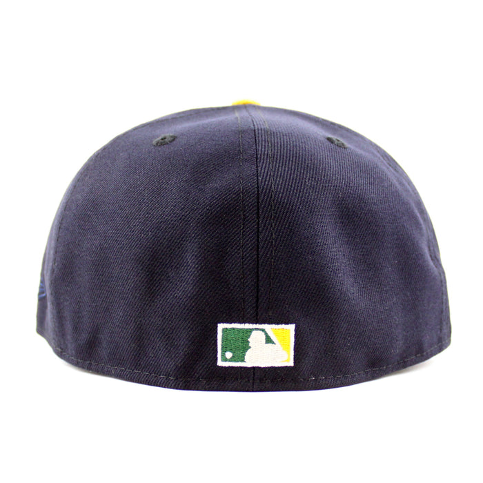 Baltimore Orioles 10TH ANNIVERSARY 59Fifty New Era Fitted Hat (Navy Canary Green Under Brim)