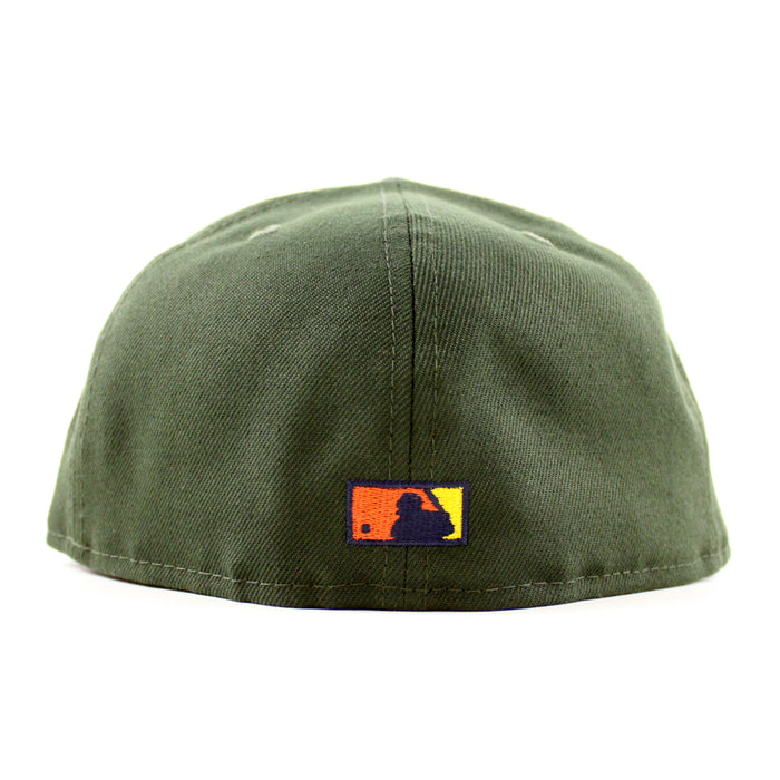 Baltimore Orioles 1993 All Star Game 59Fifty New Era Fitted Hat (SeaWeed Navy Rust Orange Brim)
