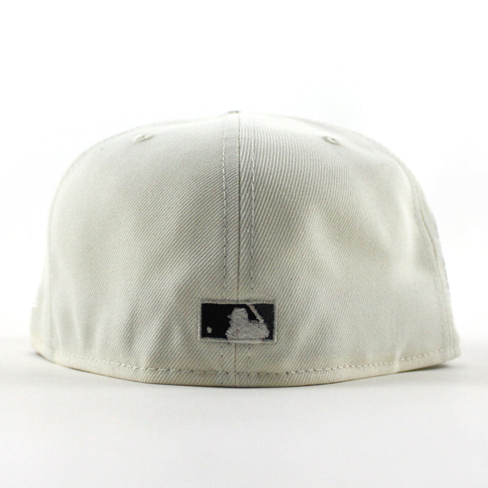 Baltimore Orioles 30th Anniversary 59Fifty New Era Fitted Hat (Chrome White, Black Gray Under Brim)