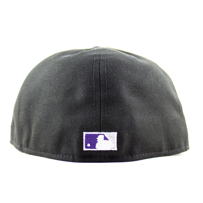 Baltimore Orioles 50th Anniversary 59Fifty New Era Fitted Hat (Black Purple Gray Under Brim)