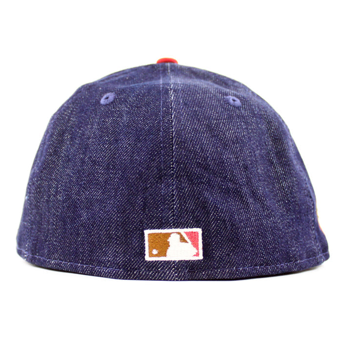 Boston Red Sox 2007 World Series New Era 59Fifty Fitted Hat (Navy Scarlet Red Green Under Brim)