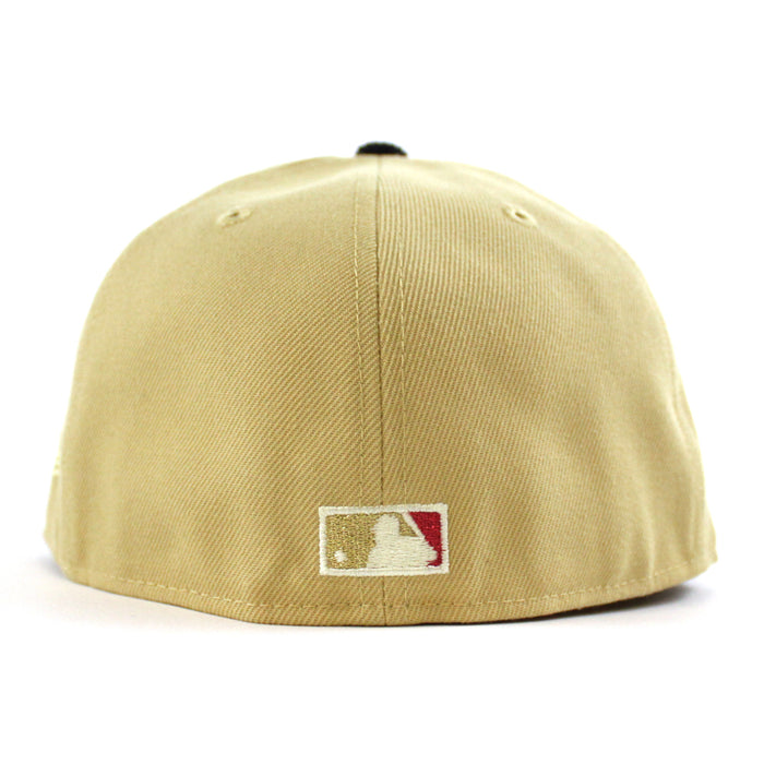 Boston Redsox WORLD SERIES CHAMPIONS 2004 New Era 59Fifty Fitted Hat (Vegas Gold Navy Gray Under Brim)