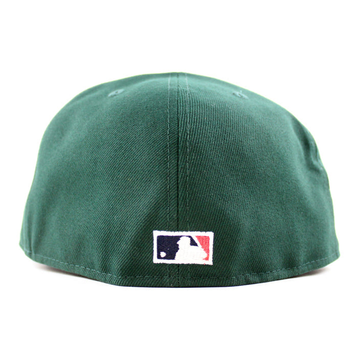 Brooklyn Dodgers 1955 World Series 59Fifty New Era Fitted Hat (Green Navy Gray Under Brim)