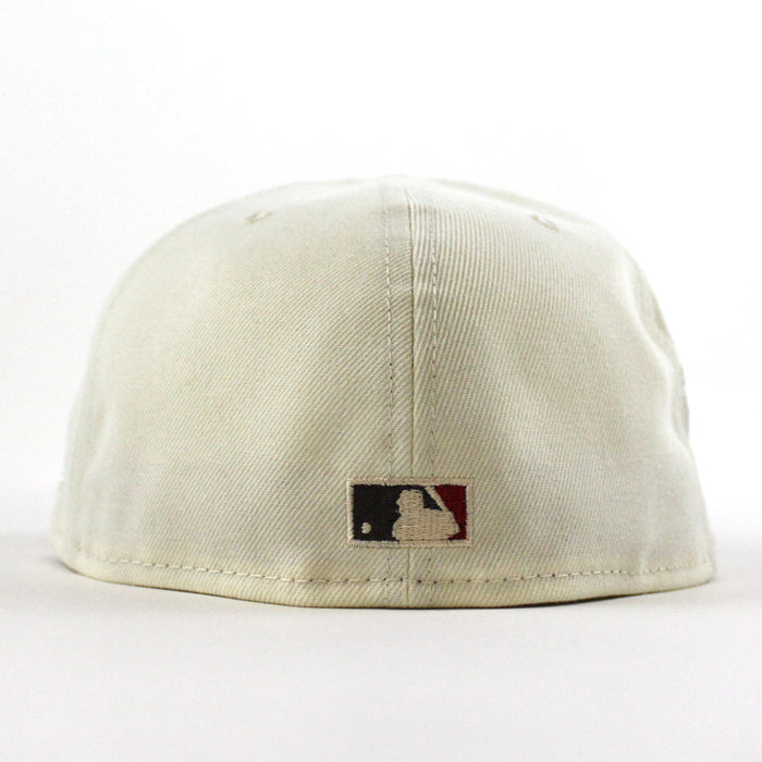 BROOKLYN DODGERS 75 JACKIE ROBINSON New Era 59Fifty Fitted Hat (Chrome White Black Gray Under Brim)