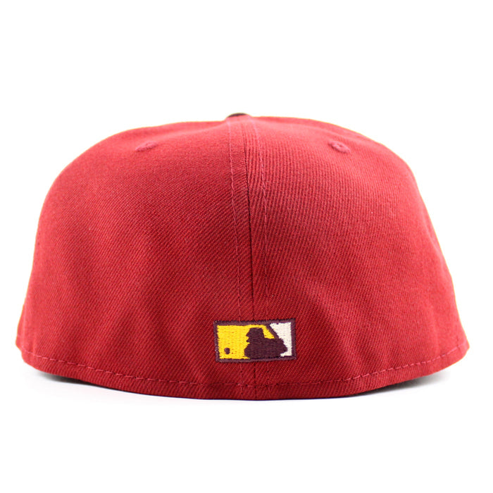 Chicago Cubs 2016 World Series New Era 59Fifty Fitted Hat (Cardinal Maroon Gray Under Brim)