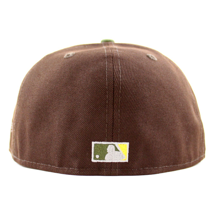 Cincinnati Reds 1953 All Star Game New Era 59Fifty Fitted Hat (Black Dark Olive Yellow Under Brim)