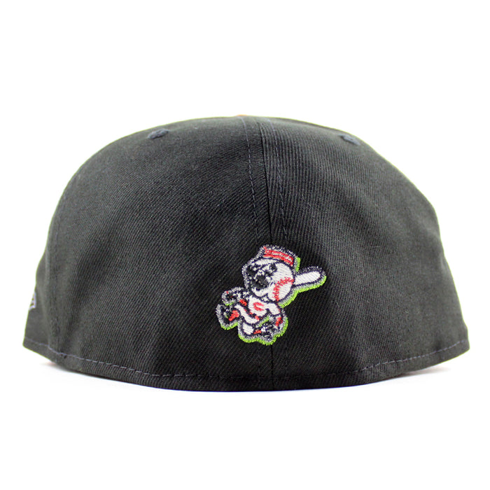Cincinnati Reds 1970 All Star Game New Era 59Fifty Fitted Hat (Black Scarlet Red Gray Under Brim)
