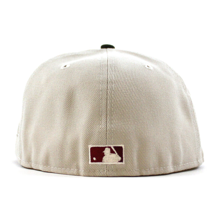 Cincinnati Reds 2014 All Star Game New Era 59Fifty Fitted Hat (Stone SeaWeed Green Pinot Red Under Brim)