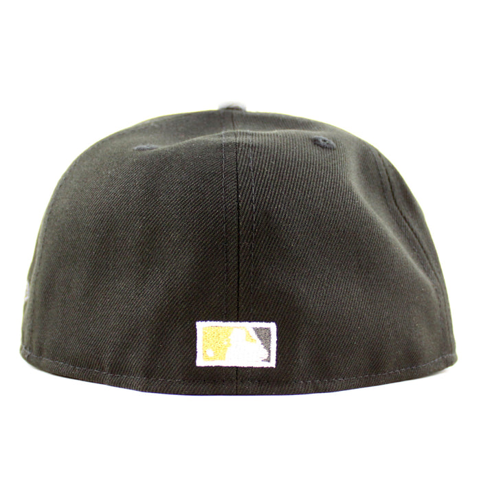 Cleveland Indians Jacobs Field New Era 59Fifty Fitted Hat (Black, Misty Morning Green Under Brim)