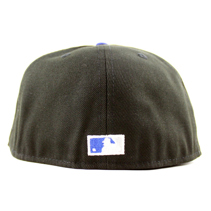 Cleveland Indians Jacobs Field New Era 59Fifty Fitted Hat (Irvington 2.0 Black Blue Gray Under Brim)