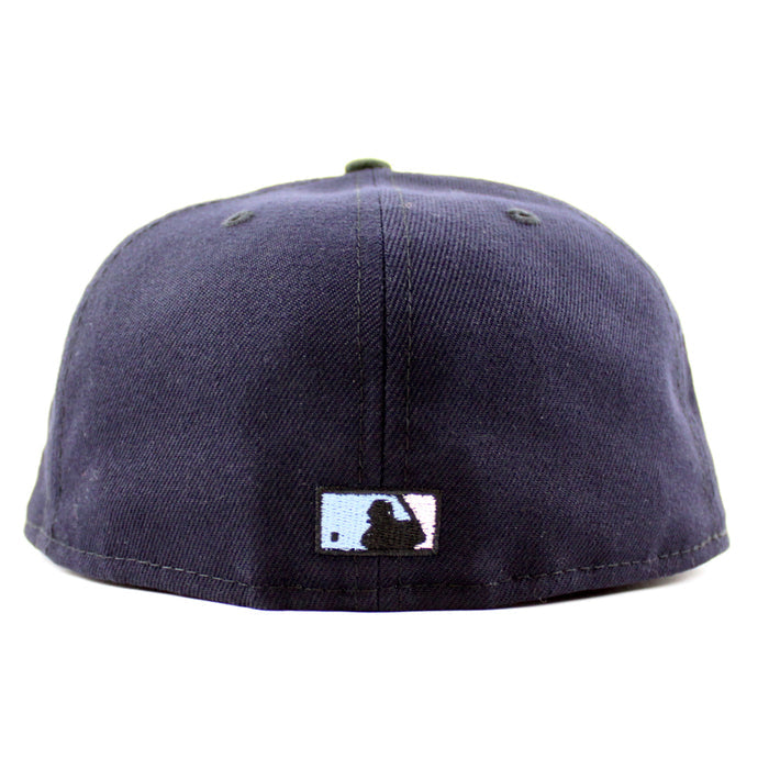 Colorado Rockies EST 1993 New Era 59Fifty Fitted Hat (Glow in the Dark NAVY DARK SEAWEED KHAKI Under Brim)