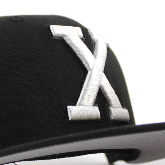 Cuban X-Giants New Era 59Fifty Fitted Hat (Black Gray Under Brim)