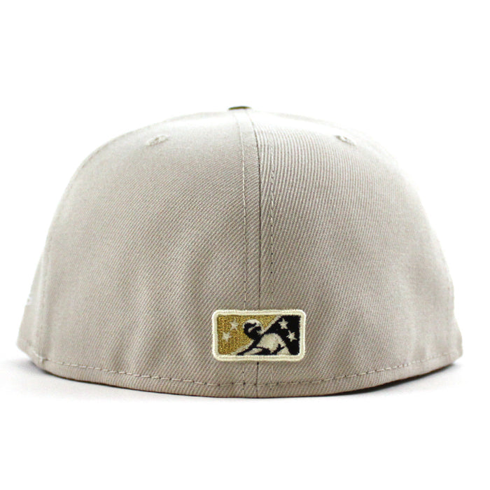 HARTFORD YARD GOATS All Star New Era 59Fifty Fitted Hat (Stone Corduroy Green Under Brim)