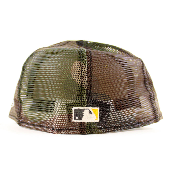 Houston Astros 1968 All Star Game New Era 59Fifty Fitted Hat (Vegas Gold Mesh WoodLand Camo Gray Under Brim)