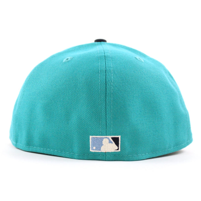 Houston Astros 20Th Anniversary New Era 59Fifty Fitted Hat (Teal Navy Sky Blue Under Brim)
