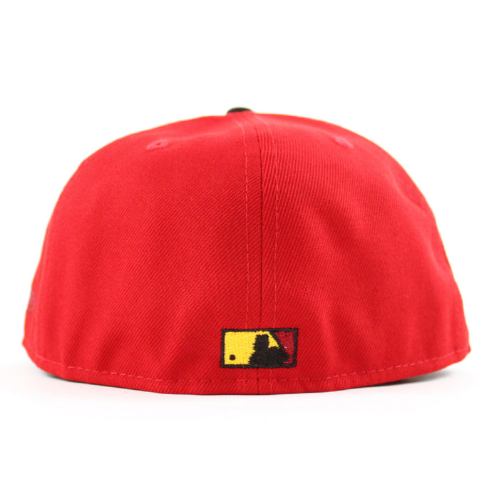 Houston Astros 45th Anniversary New Era 59Fifty Fitted Hat (Scarlet Red Black Gray Under Brim)