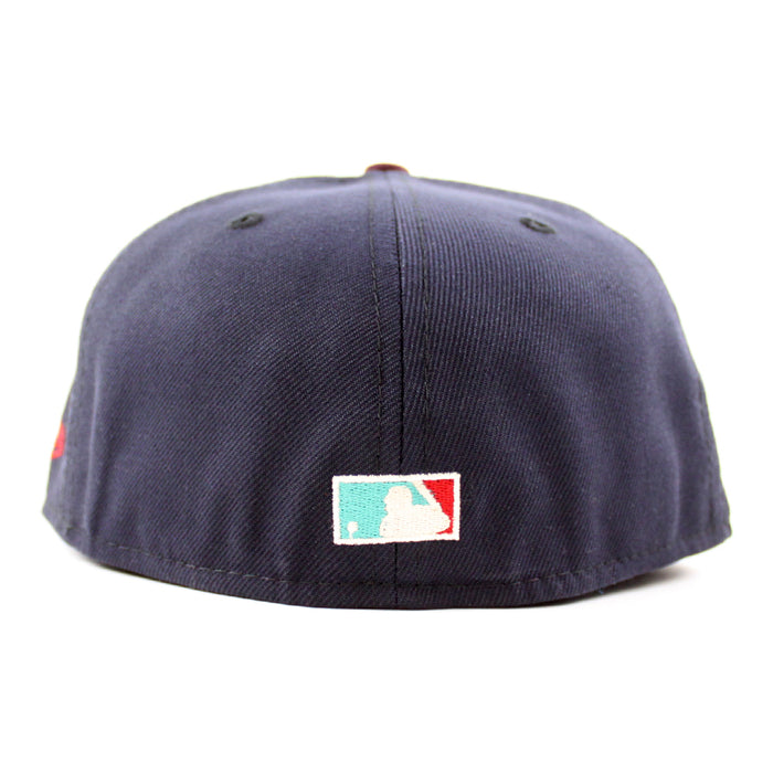 Houston Astros 60 YEARS New Era 59Fifty Fitted Hat (NAVY MAROON PINE NEEDLE GREEN Under Brim)