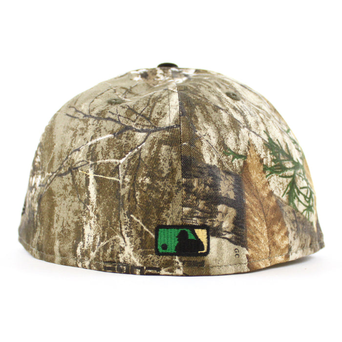 Houston Astros Minute Maid Park New Era 59Fifty Fitted Hat (Real Tree Camo Black Green Under Brim)