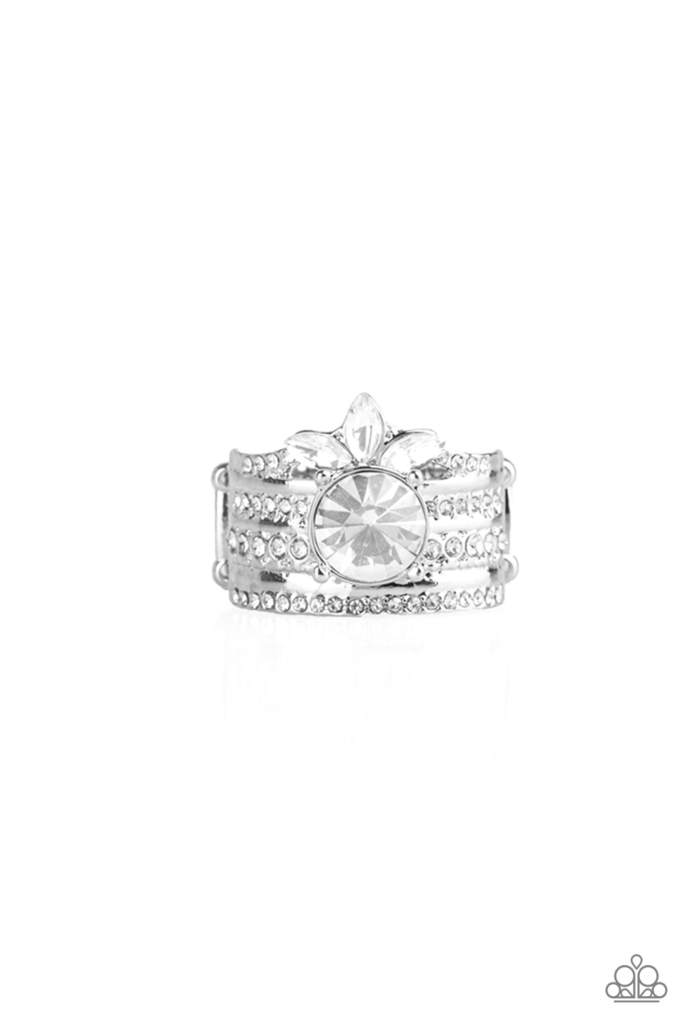 Top Dollar Bling - White Paparazzi Accessories