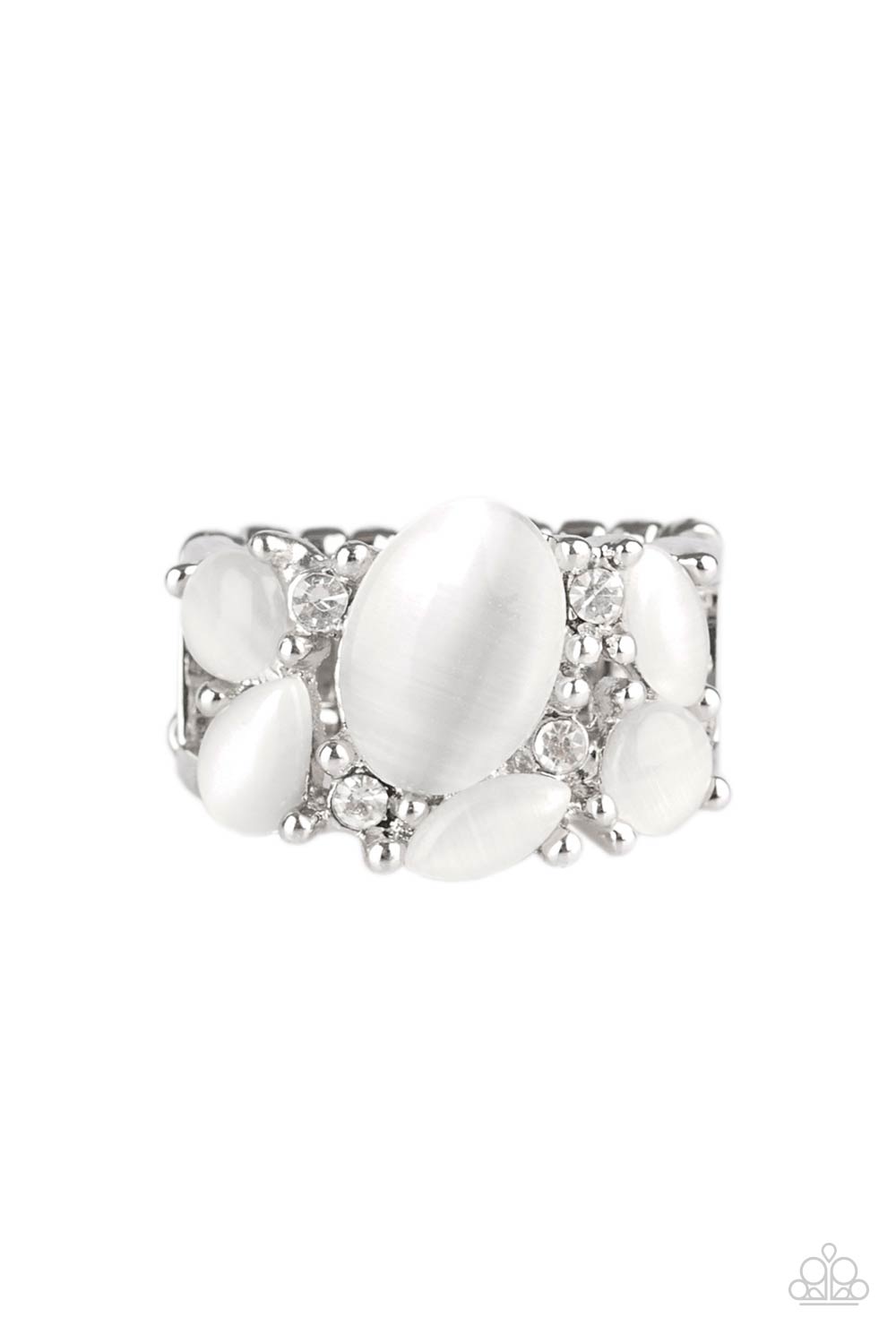 Modern Moonwalk - White Paparazzi Accessories