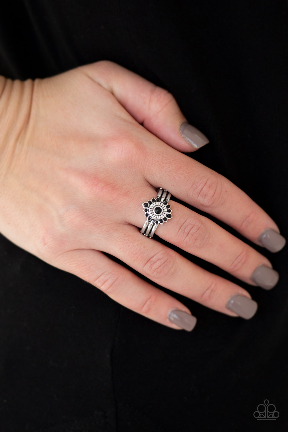 Rainbow Rivera. - Black. Paparazzi Accessories