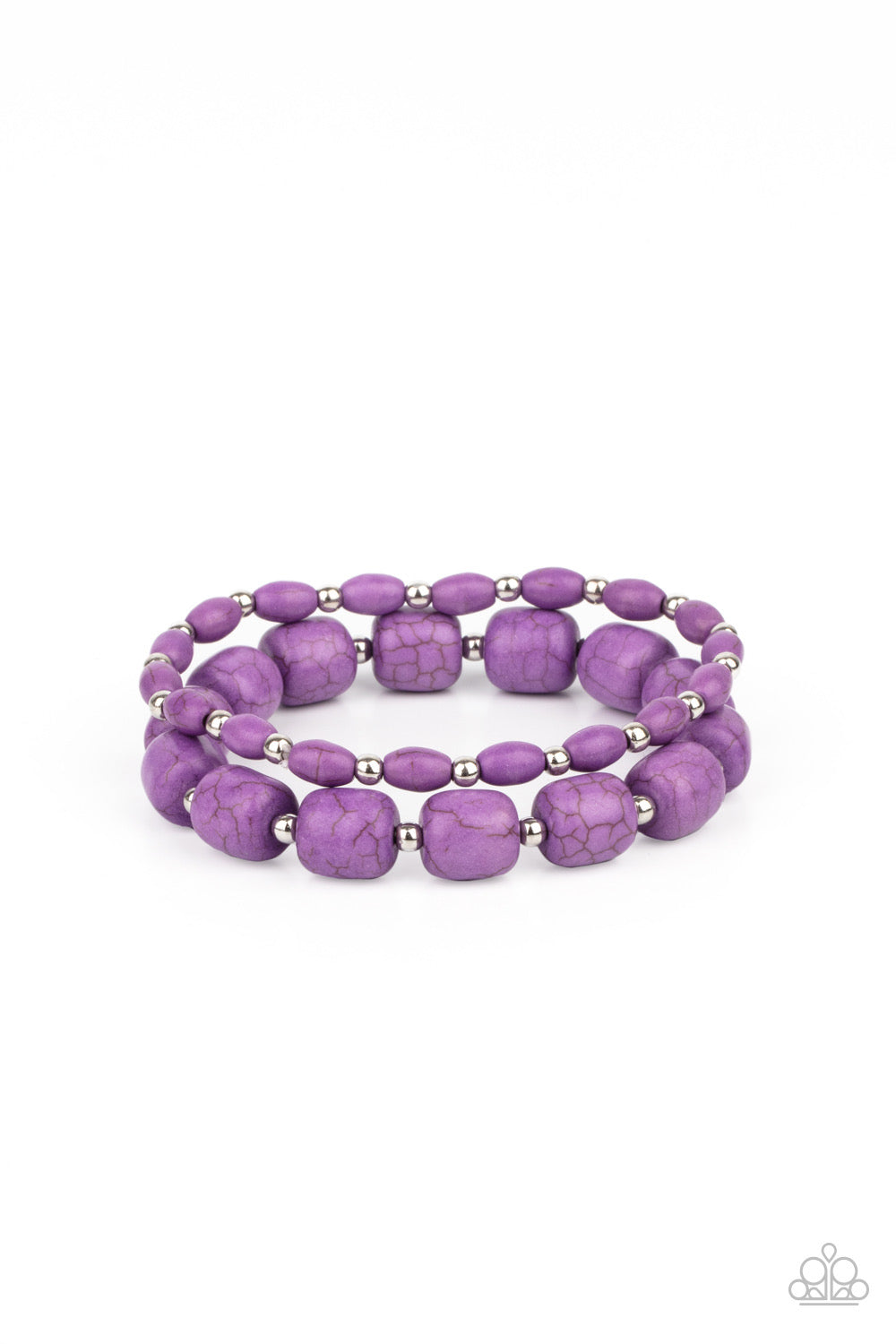 Colorfully Country - Purple Paparazzi Accessorios