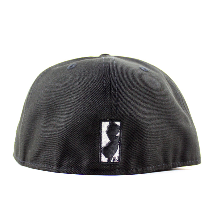 Jersey Script New Era 59Fifty Fitted Hat (Black Gray Under Brim)