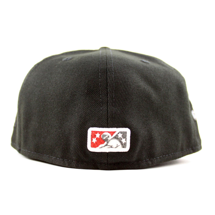LOS BARONS BIRMINGHAM BARONS 20th Anniversary New Era 59Fifty Fitted Hat (Black Green Under Brim)