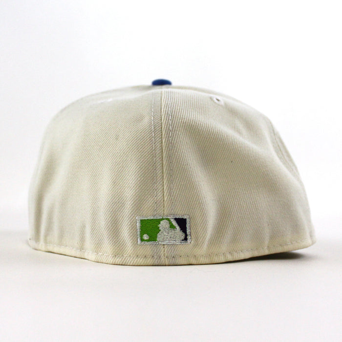 Minnesota Twins 1985 All Star game New Era 59Fifty Fitted Hat (Chrome White soft Yellow Pink Under Brim)