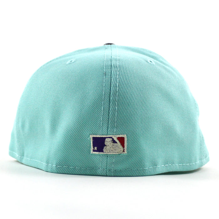 Minnesota Twins 30th Anniversary New Era 59Fifty Fitted Hat (BLUE TINT PURPLE PINOT RED Under Brim)