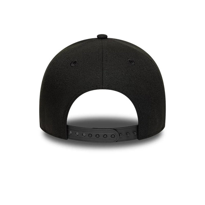 This is a New Era Black 9FORTY A-Frame Adjustable Cap 7