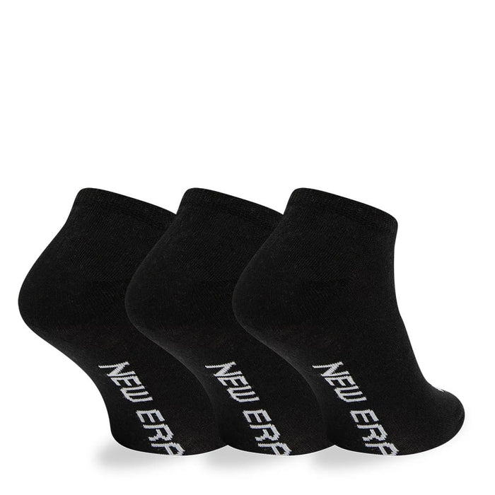 This is a New Era Flag 3 Pack Sneaker Black Socks 3