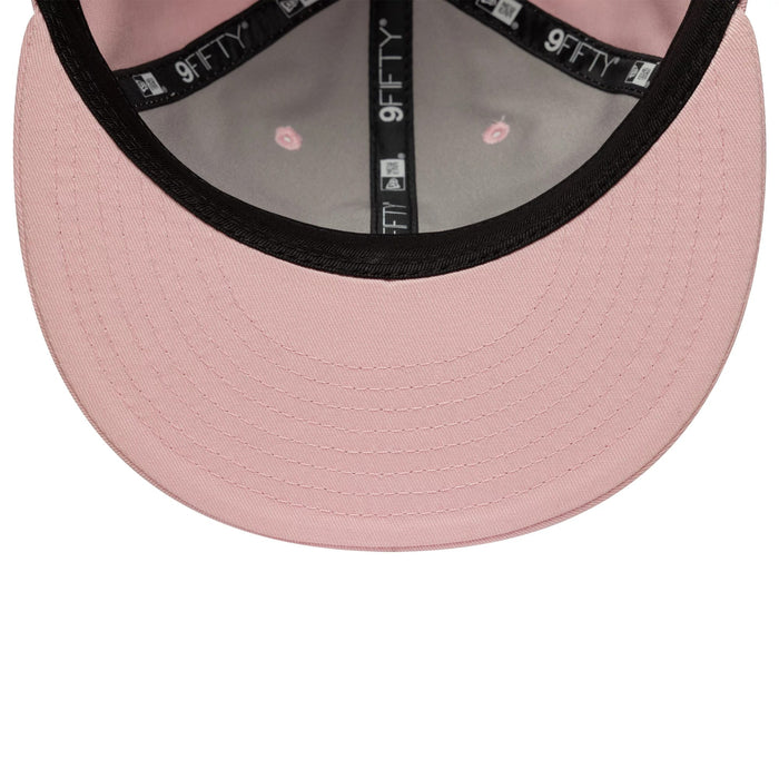 This is a New Era Pink Retro Crown 9FIFTY Snapback Adjustable Cap 7