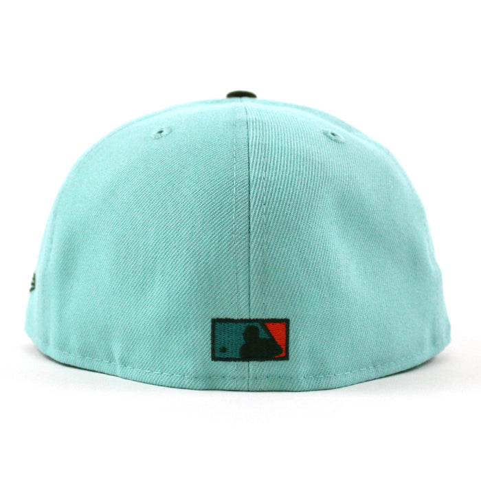 New York Mets 1962 METS 50TH ANNIVERSARY New Era 59Fifty Fitted Hat (Blue Tint Seaweed Gray Under Brim)
