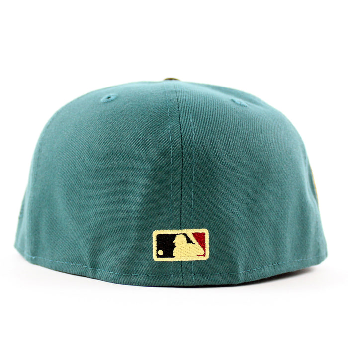 New York Mets Mets SidePatch New Era 59Fifty Fitted Hat (Needle Burnt Wood Pinot Red Under Brim)