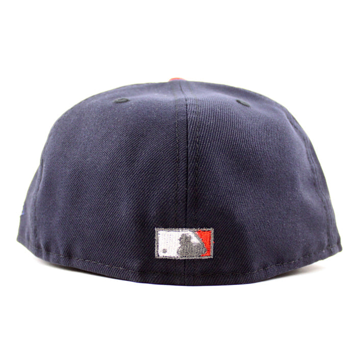 New York Mets Shea Stadium New Era 59Fifty Fitted Hat (Navy Pinot Gray Under Brim)