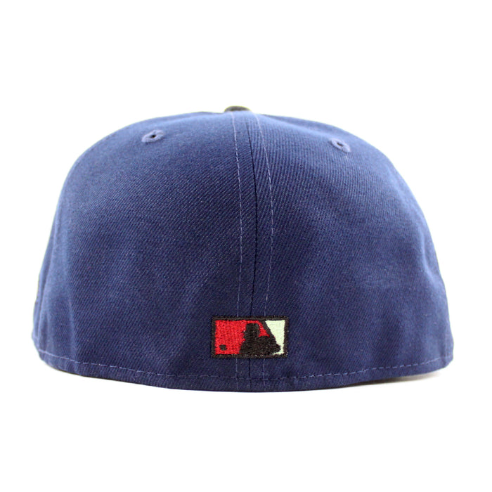 New York Yankees 1949 World Series 100TH ANNIVERSARY New Era 59Fifty Fitted Hat (OceanSide Black Olive Under Brim)