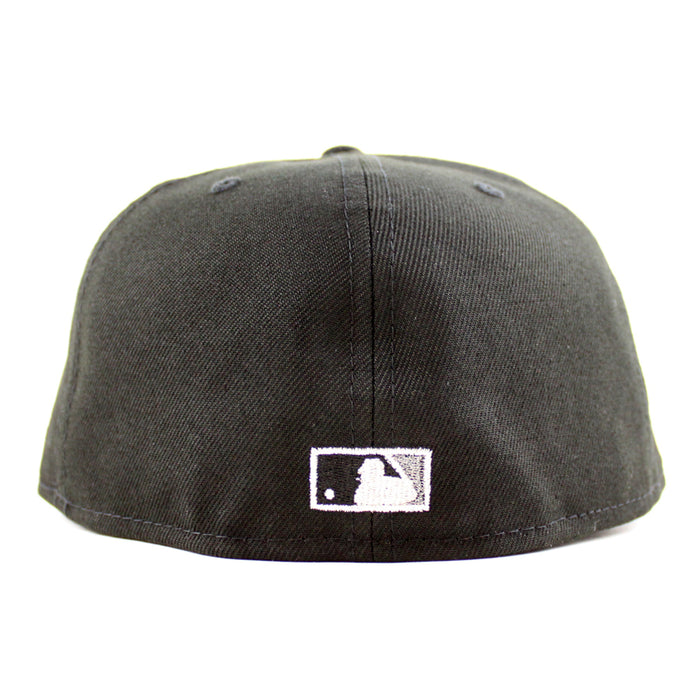 Oakland Athletics 50th Anniversary New Era 59Fifty Fitted Hat (Black Corduroy Gray Under brim)
