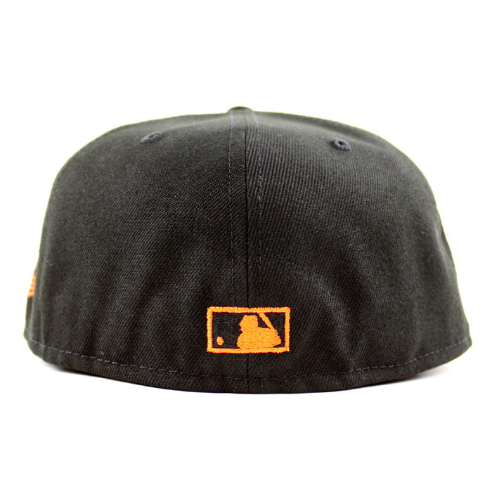 Oakland Athletics 50th ANNIVERSARY New Era 59Fifty Fitted Hat (Black Orange Under Brim)